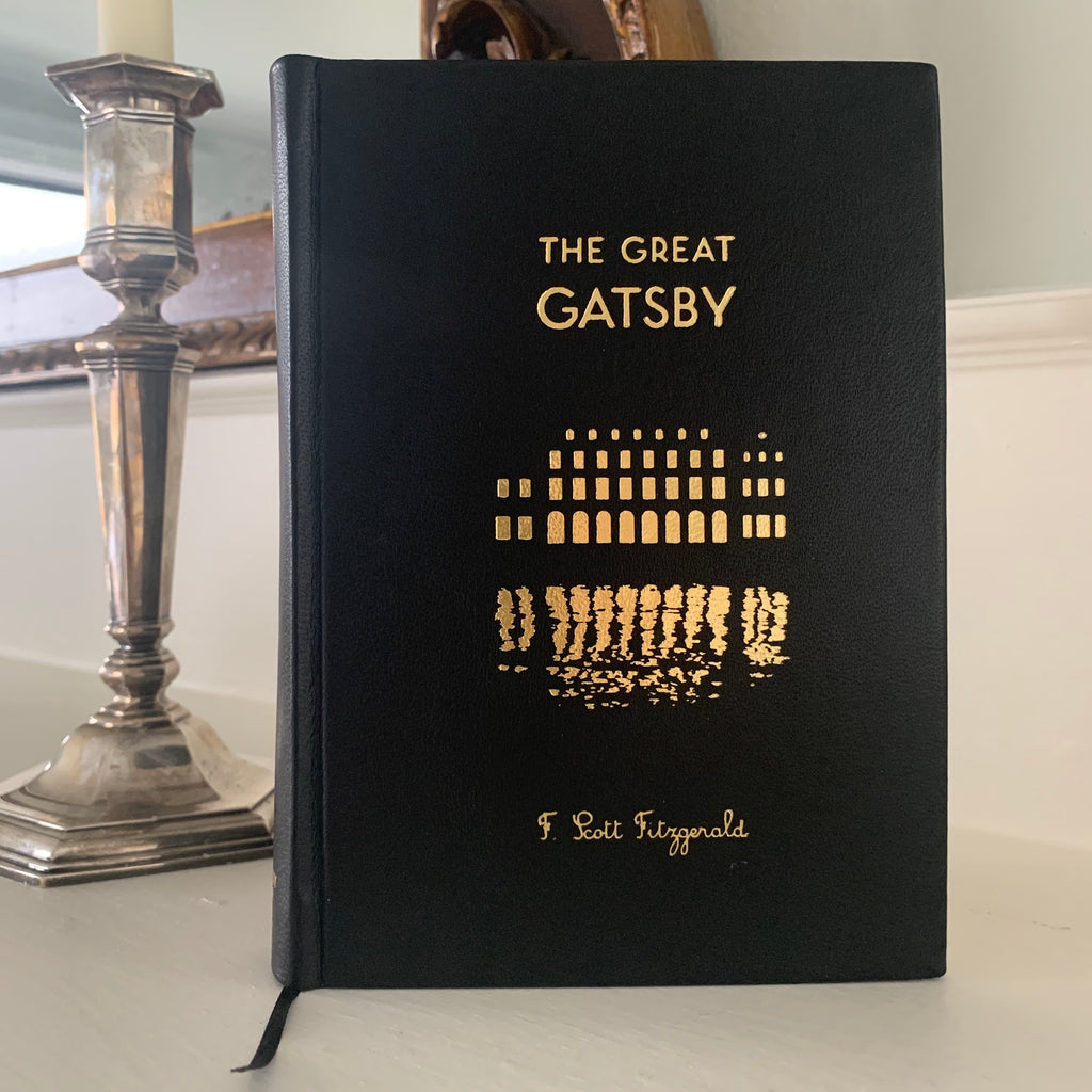 Great Gatsby Front Cover Gold Foil Silver Candlestick Gilt Mirror